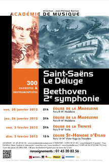 Le Déluge de Saint-Saëns et la 2e symphonie de Beethoven Le Déluge de Saint-Saëns et la 2e symphonie de Beethoven