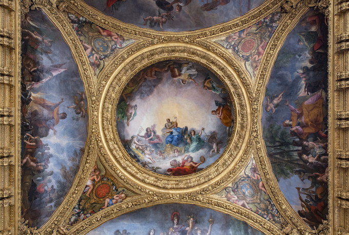 Château de Versailles, le salon de la Paix restauré