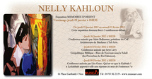 Exposition Mémoire d'Orient de Nelly Kahloun au MUSEAAV, Nice, du 19 janvier au 11 février 2012