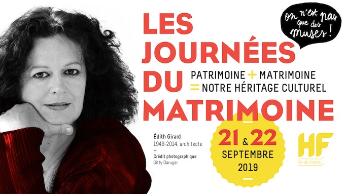 5e Edition des Journées du Matrimoine, 20-22 septembre '19