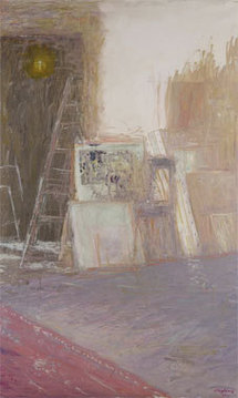 Truphémus. Intérieur d’atelier, 2007, huile sur toile, 162 x 97cm, Galerie Claude Bernard