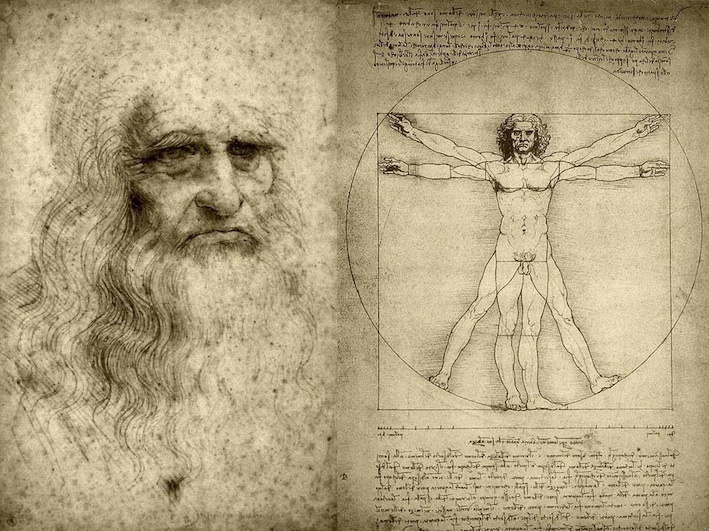Une visite guidée de l'exposition Leonard da Vinci présentée à la National Gallery de Londres au cinéma Gaumont d'Archamps, Paris, le 16 février 2012 à 20h