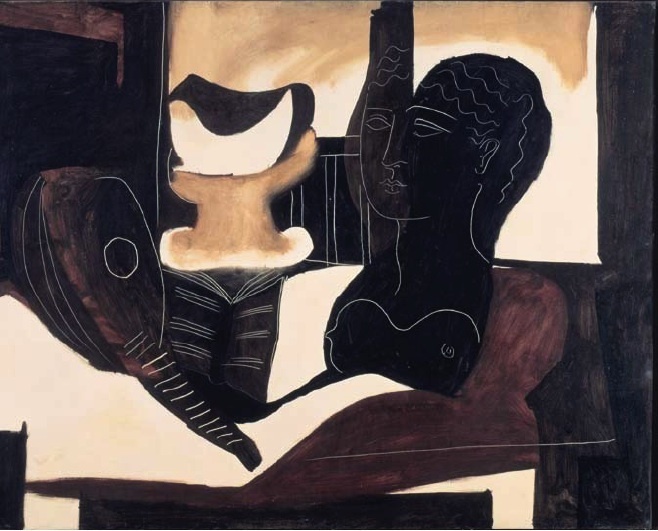 Pablo Picasso, Nature morte  à la tête antique, 1925  Huile sur toile, 97 x 130 cm Don de Paul Rosenberg, 1946 Paris, Musée national d’art moderne, Centre Pompidou, AM 2596P © collection Centre Pompidou, Dist RMN. Jacques Quecq d’Henripret © Succession Picasso, Paris, 2012 Pablo Picasso, Nature morte  à la tête antique, 1925  Huile sur toile, 97 x 130 cm Don de Paul Rosenberg, 1946 Paris, Musée national d’art moderne, Centre Pompidou, AM 2596P © collection Centre Pompidou, Dist RMN. Jacques Quecq d’Henripret © Succession Picasso, Paris, 2012