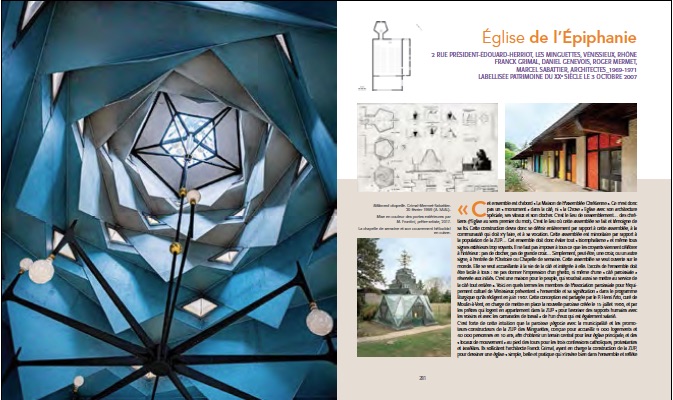 Parution du livre Eglises XXe du diocèse de Lyon, Éditions Lieux Dits Parution du livre Eglises XXe du diocèse de Lyon, Éditions Lieux Dits