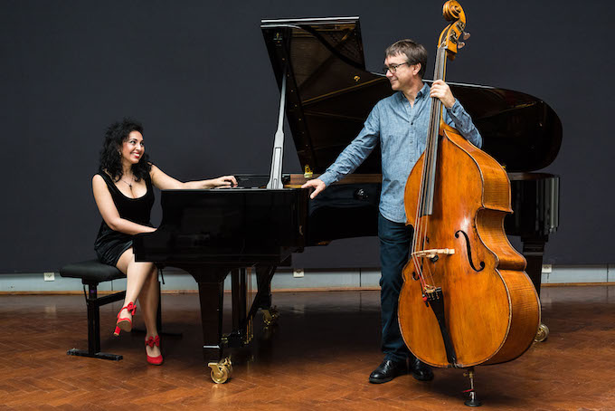 Ramona Horvath et Nicolas Rageau  en concert à la chapelle du Mas Riquer à Catllar (prés de Prades) le 12 octobre 2019 à 18 heures