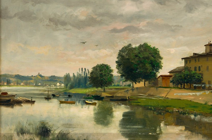 Claudius Barriot, Le Port de Frans, 1888, Villefranche-sur-Saône, musée municipal Paul-Dini © Didier Michalet Claudius Barriot, Le Port de Frans, 1888, Villefranche-sur-Saône, musée municipal Paul-Dini © Didier Michalet