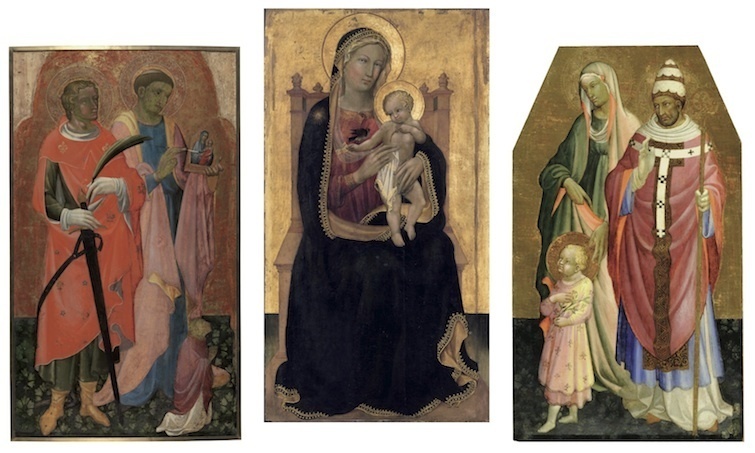 Triptyque de Battista di Gerio © DR Triptyque de Battista di Gerio © DR