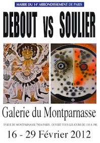 Debout Vs Soulier, galerie du Montparnasse, Paris, du 16 au 29 février 2012