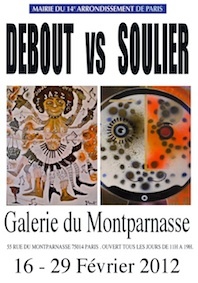 Debout Vs Soulier, galerie du Montparnasse, Paris, du 16 au 29 février 2012 Debout Vs Soulier, galerie du Montparnasse, Paris, du 16 au 29 février 2012