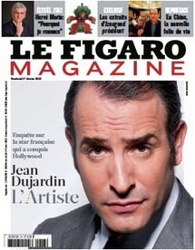 Jean Dujardin, l'artiste, par Jean-Marc Parisis, dans le Figaro Magazine du 17 janvier 2012