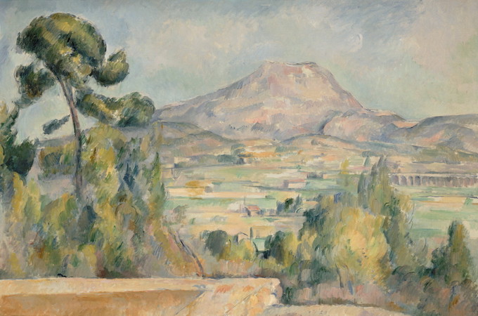 Paul Cézanne, La Montagne Sainte-Victoire, vers 1887-1890, Huile sur toile, 65 x 95,2 cm Paris, musée d’Orsay