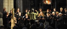 Voix des anges, Choeur d'Auvergne et harpe, Collégiale de Grignan (26), le 21 avril 2012