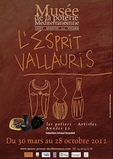 «L’Esprit Vallauris, les Années 50. Les potiers-Artistes», Musée de la Poterie Méditerranéenne à Saint-Quentin la Poterie (Gard), 30 mars au 28 octobre 2012