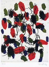 Georg Baselitz, Sans titre, 1992, aquatinte et eau-forte, 76 x 57 cm