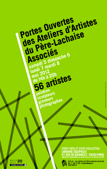 Portes ouvertes d'ateliers d'artistes dans le 20e arrondissement de Paris du 5 au 8 mai 2012