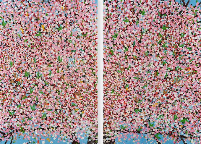 Damien Hirst, Renewal Blossom, 2018. Photo © Prudence Cuming Associates. © Damien Hirst and Science Ltd. All rights reserved, DACS 2019 Damien Hirst, Renewal Blossom, 2018. Photo © Prudence Cuming Associates. © Damien Hirst and Science Ltd. All rights reserved, DACS 2019