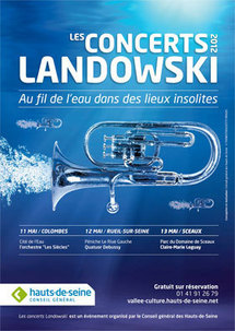 6e edition des Concerts Landowski, parc du Domaine de Sceaux, du 11 au 13 mai 2012
