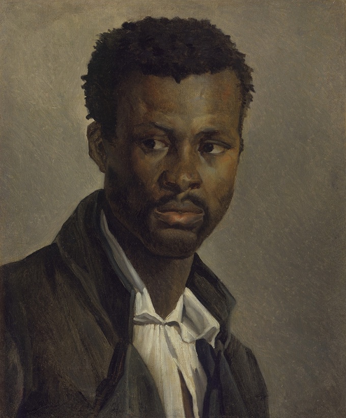 Théodore Géricault, Portrait de Noir, 1812-1814, huile sur toile, 46,3 × 37,2 cm, © Musée Denon, Chalon-sur-Saône