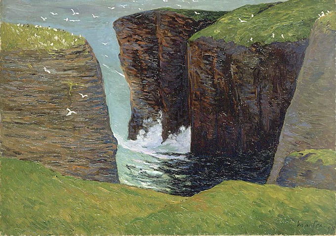 Maxime Maufra, Holdburn Head (Scrabster) (Ecosse) Thurso, 1895, Huile sur toile, Collection Association des Amis du Petit Palais, Genève, © Studio Monique Bernaz, Genève Maxime Maufra, Holdburn Head (Scrabster) (Ecosse) Thurso, 1895, Huile sur toile, Collection Association des Amis du Petit Palais, Genève, © Studio Monique Bernaz, Genève