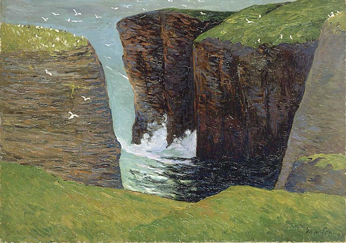 Maxime Maufra, Holdburn Head (Scrabster) (Ecosse) Thurso, 1895, Huile sur toile, Collection Association des Amis du Petit Palais, Genève, © Studio Monique Bernaz, Genève