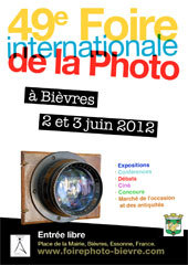49e Foire Internationale de la Photo - Bièvres - Les 2 et 3 juin 2012 49e Foire Internationale de la Photo - Bièvres - Les 2 et 3 juin 2012