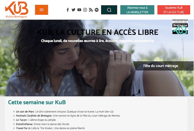 KuB en soutien aux Festivals bretons qui s’annulent avec Festivals de Bretagne virtuels