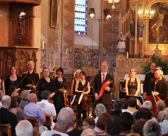 A la tête de l'Orchestre des Pays de Savoie, le chef Christoph Poppen a été plébiscité par le public