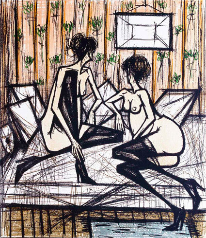 Bernard Buffet. Variation sur Jeux de dames, poèmes de Baudelaire, Rimbaud et Verlaine, 1970