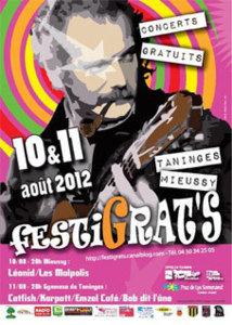 Festival FestiGrat's, à Taninges – Mieussy les 10 et 11 août 2012