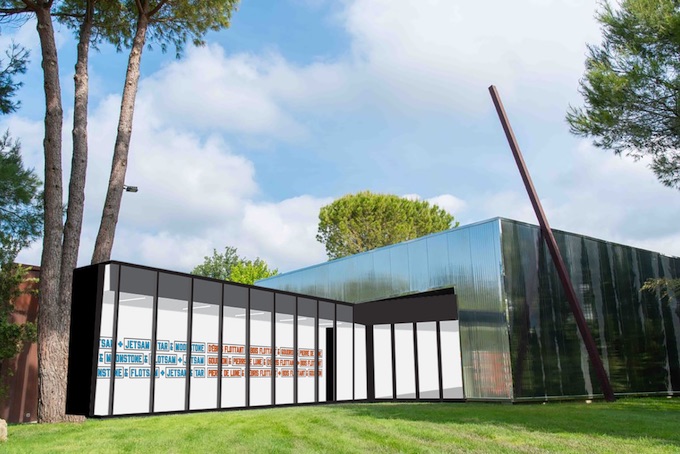 Ouverture estivale : installation inédite de Lawrence Weiner à la Venet Foundation, Le Muy (83) Ouverture estivale : installation inédite de Lawrence Weiner à la Venet Foundation, Le Muy (83)