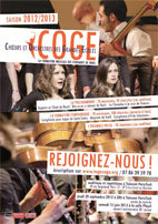 Le COGE Choeurs Orchestres Grandes Ecoles recrute !  