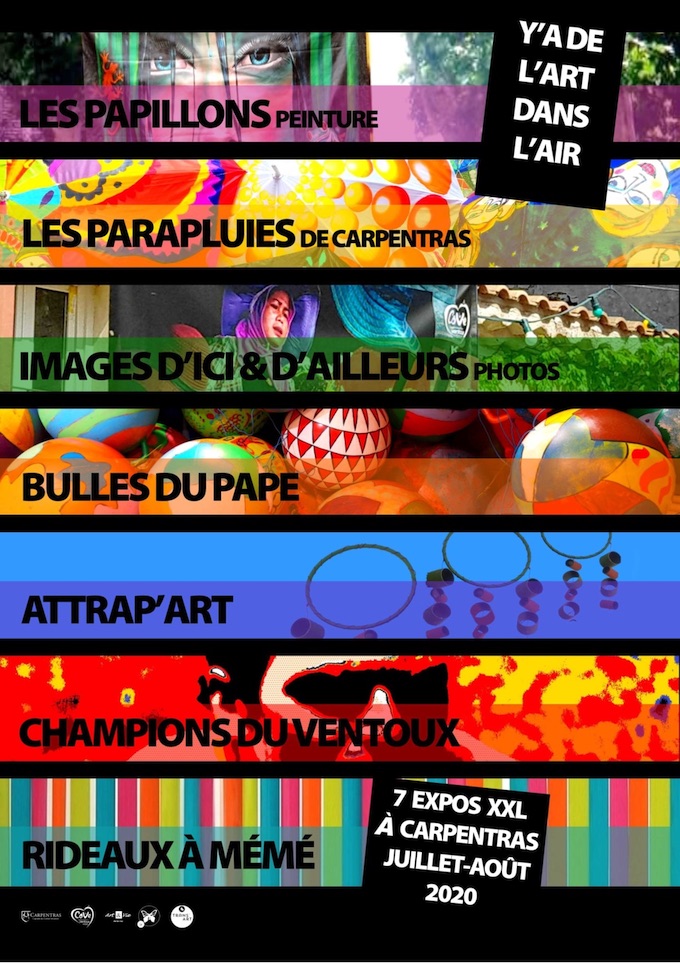 Carpentras, expos Y'a de l'Art dans l'Air