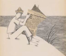 « Mr Hulot s’expose », Dessins originaux de David Merveille, Galerie Petits Papiers Illustrations, Paris, du 27 septembre au 19 octobre 2012