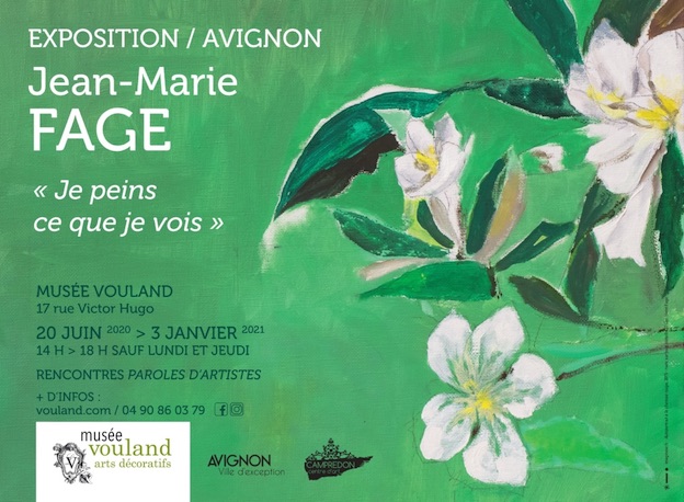 Exposition "Jean-Marie Fage, je peins ce que je vois" au Musée Vouland du 20 juin 2020 au 3 janvier 2021