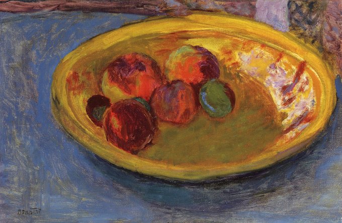 Bonnard, Assiette de fruits, étude, 1930