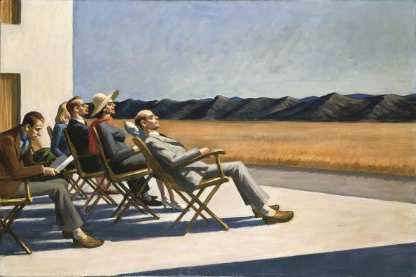 Edward Hopper. People in the Sun, 1960 © 2011 Photo Smithsonian American Art Museum / Art resource / Scala Florence