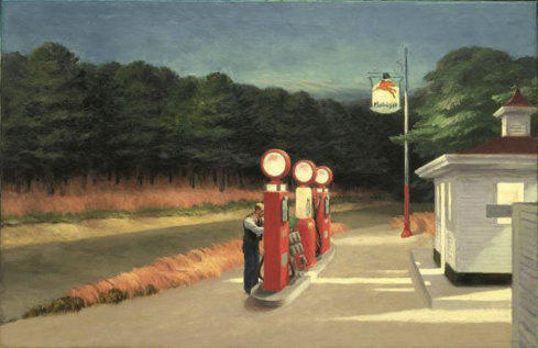 Edward Hopper, Gas 1940. Huile sur toile, 66,7 x 102,2 cm. New York, The Museum of Modern Art Mrs. Simon Guggenheim Fund, 1943 © 2012. Digital image, The Museum of Modern Art, New-York/Scala, Florence