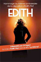 Edith interprété par Jil Aigrot en concert, Palais des Congrès de Digne Les Bains, dimanche 23 Décembre 2012 à 15h