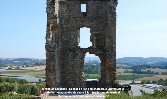 Ardèche. Festival "Jardins secrets poétiques et musicaux" (1ère édition) du 14 au 15/08/2020 à Châteauneuf-de-Vernoux