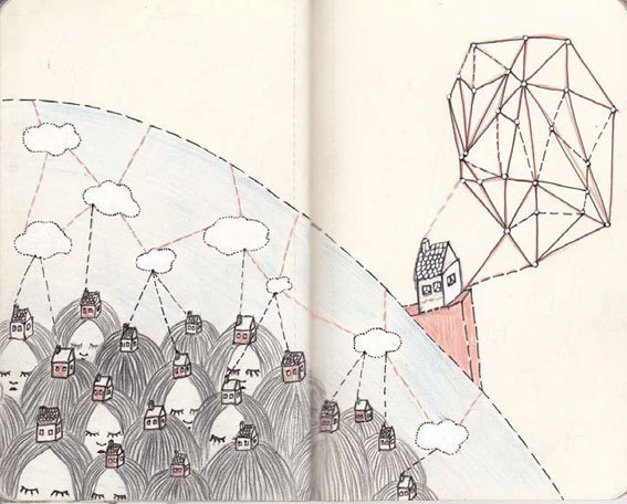 Camille Devallois, Recherches, techniques mixtes, cahier, 2012. Camille Devallois, Recherches, techniques mixtes, cahier, 2012.