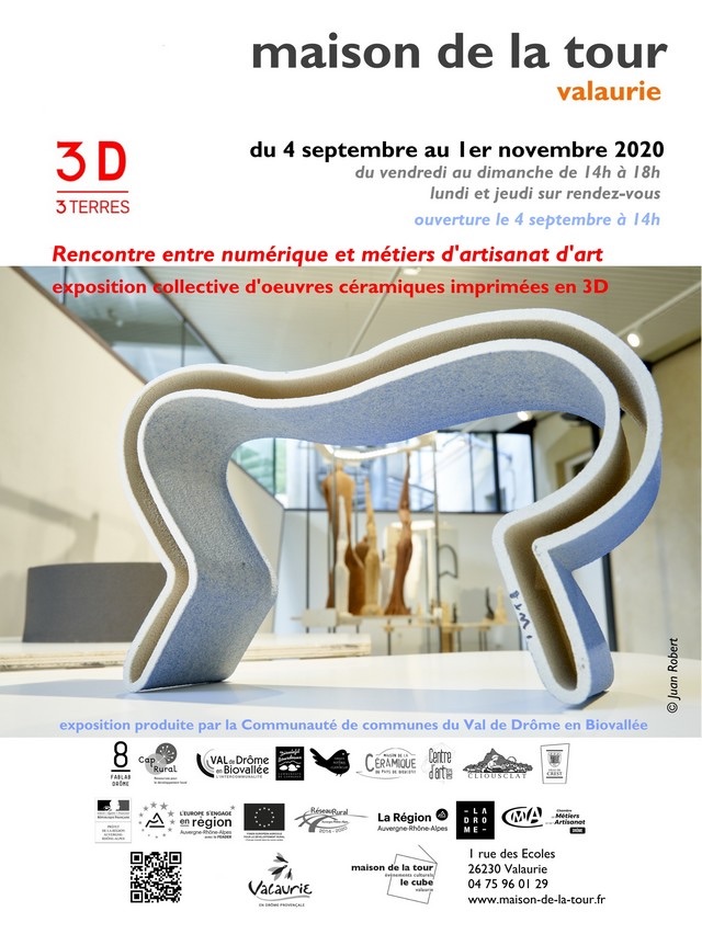 Valaurie (26). 3D 3Terres, rencontre entre numérique et métiers d'artisanat d'art