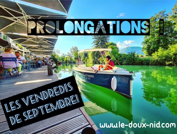 Chanaz (73). Le Doux Nid prolonge l’été avec « Les Vendredis de Septembre » Chanaz (73). Le Doux Nid prolonge l’été avec « Les Vendredis de Septembre »