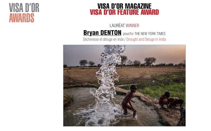 Les lauréats du 32e Visa pour l'image 2020, Perpignan