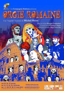 Orgie Romaine pour le réveillon du 31 décembre 2012, au théâtre l'Etoile Royale, Lyon