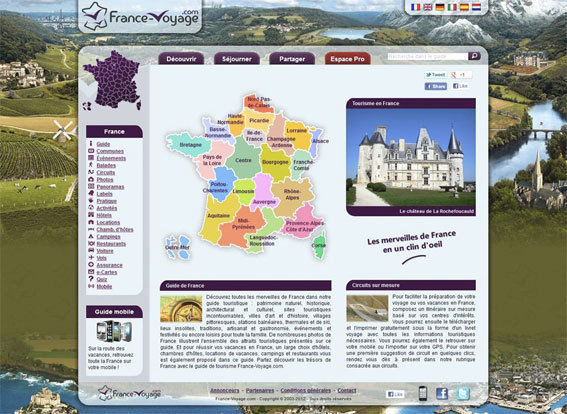 France-Voyage.com, un site pour voyager en France France-Voyage.com, un site pour voyager en France