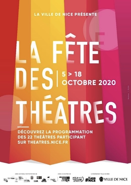 Nice. 6e édition de La Fête des Théâtres du 5 au 18 octobre 2020 Nice. 6e édition de La Fête des Théâtres du 5 au 18 octobre 2020