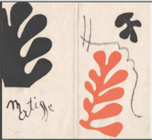 Henri Matisse, Maquette du catalogue "Henri Matisse, Lithographies rares", exposition à la Galerie Berggruen, Paris, 1954 Papiers gouachés, découpés et collés sur papier Collection particulière © Succession H. Matisse © Philip Bernard Henri Matisse, Maquette du catalogue "Henri Matisse, Lithographies rares", exposition à la Galerie Berggruen, Paris, 1954 Papiers gouachés, découpés et collés sur papier Collection particulière © Succession H. Matisse © Philip Bernard