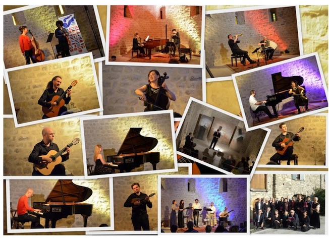 Carles Cases Strings Band a la Capella del Mas Riquer a Catllar (França)