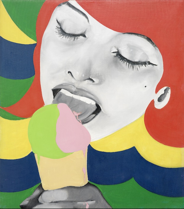 Évelyne Axell Ice Cream 1, 1964 Collection privée Courtesy Bounameaux Art Expertise, Bruxelles © ADAGP, Paris 2020. Évelyne Axell Ice Cream 1, 1964 Collection privée Courtesy Bounameaux Art Expertise, Bruxelles © ADAGP, Paris 2020.