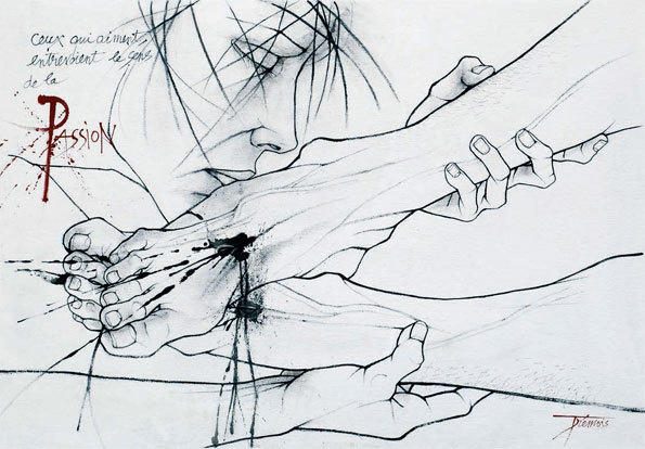 Trémois. Déposition (18), 2011, acrylique sur toile, 80 x 114 cm